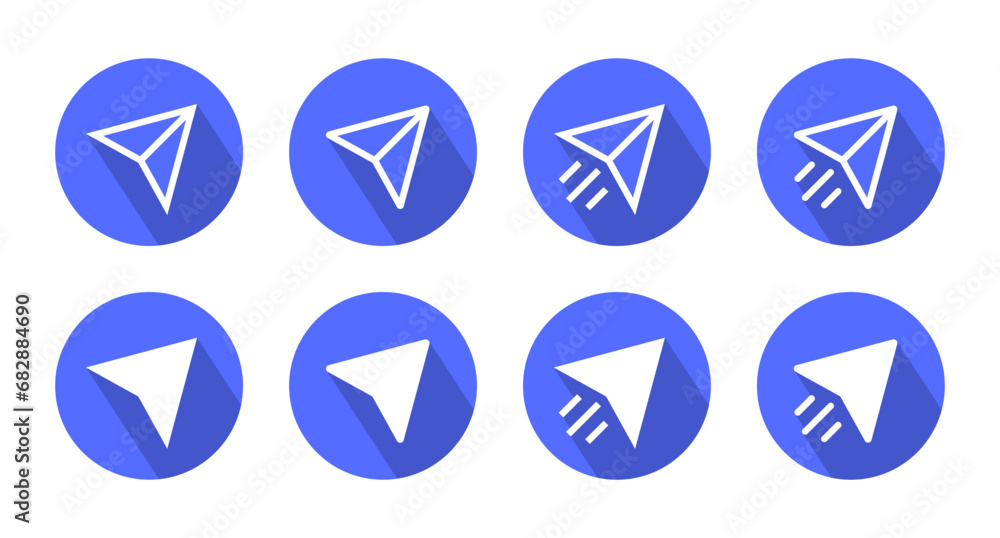 Share icon vector in paper plane style. Social media repost button Share icon vector in paper plane style. Social media repost button