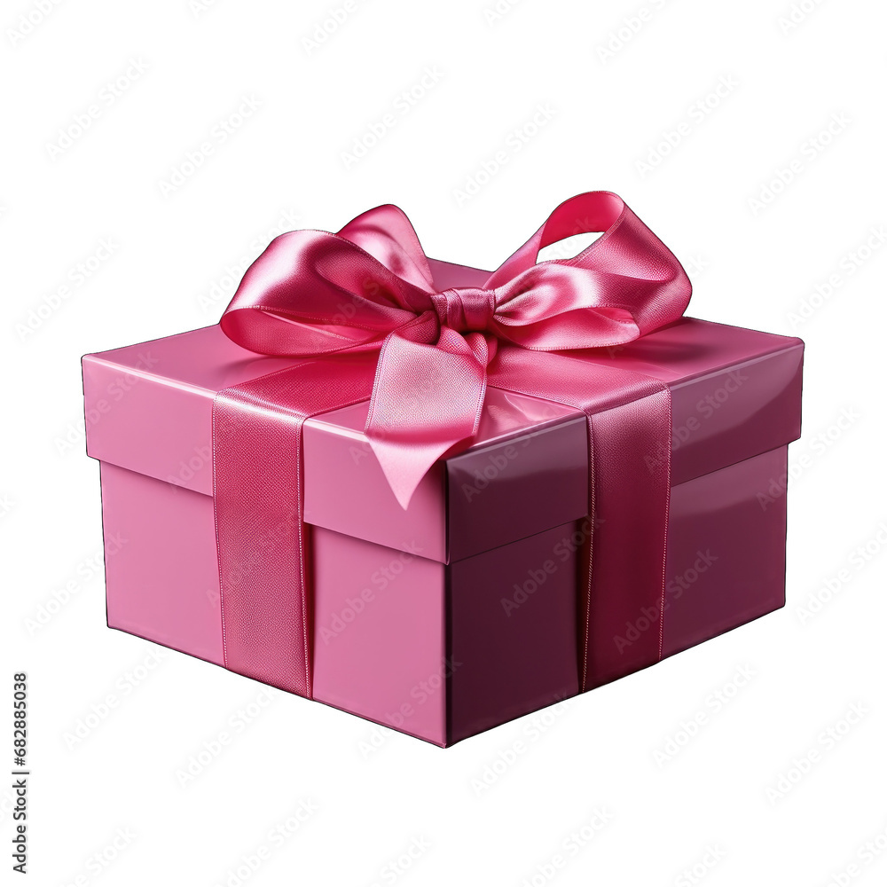 pink gift box with tape PNG isolated on white transparent background pink gift box with tape PNG isolated on white transparent background
