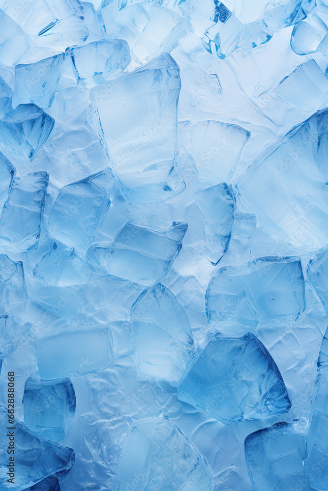 Obraz premium Ice cubes texture pattern background 