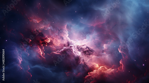 Nebula galaxy background  cinematic lighning
