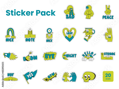 Groovy Sticker Pack