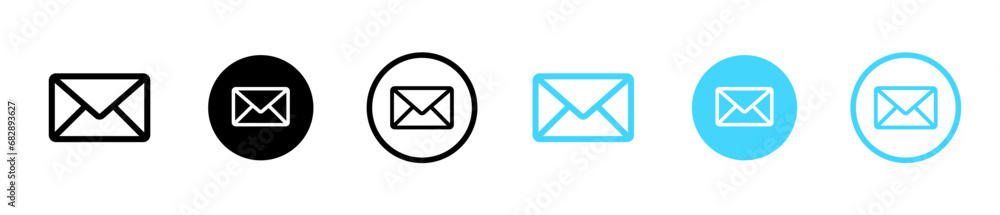 Mail icon set. Email icon vector. E-mail icon. Vector illustration. Mail icon set. Email icon vector. E-mail icon. Vector illustration.