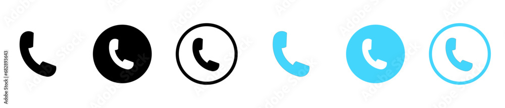 Phone icon set. Contact us. Telephone symbol. Vector illustration. Phone icon set. Contact us. Telephone symbol. Vector illustration.