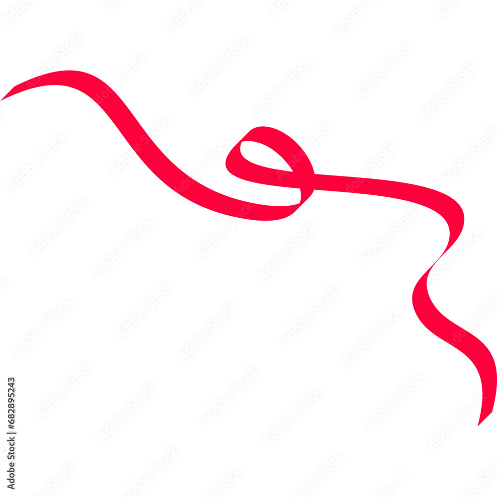 Red Curly Ribbon Red Curly Ribbon
