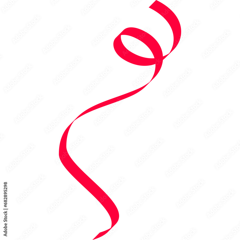 Red Curly Ribbon Red Curly Ribbon
