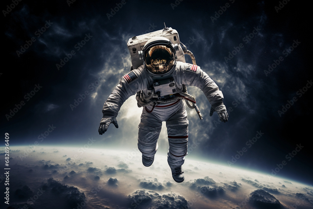 Astronaut in space.