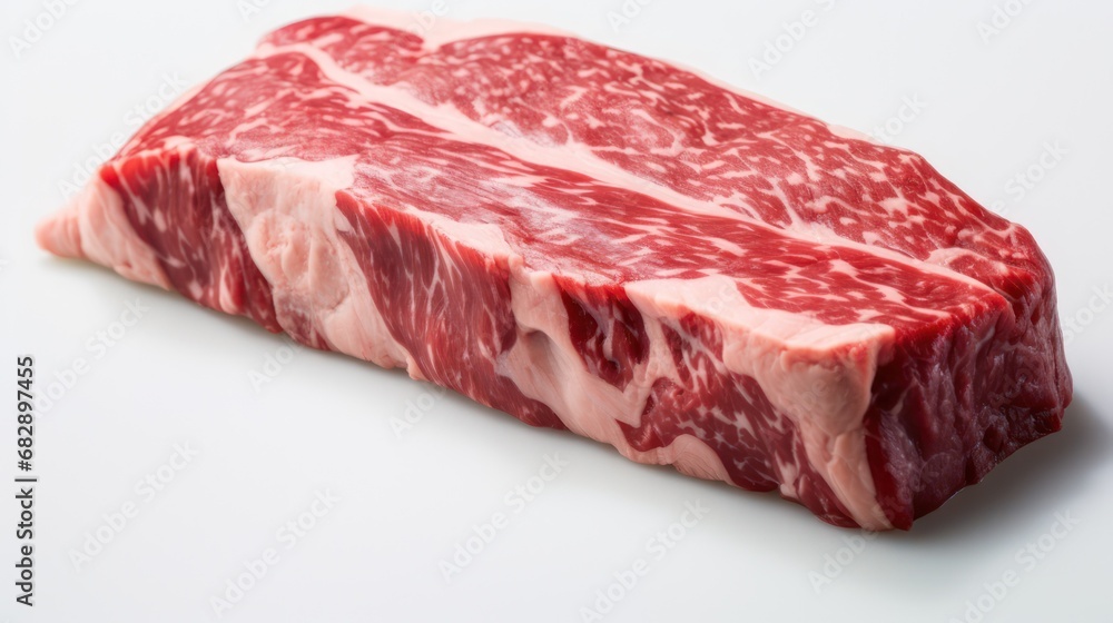 High quality fresh beef slices, ribeye close up view. High quality fresh beef slices, ribeye close up view.