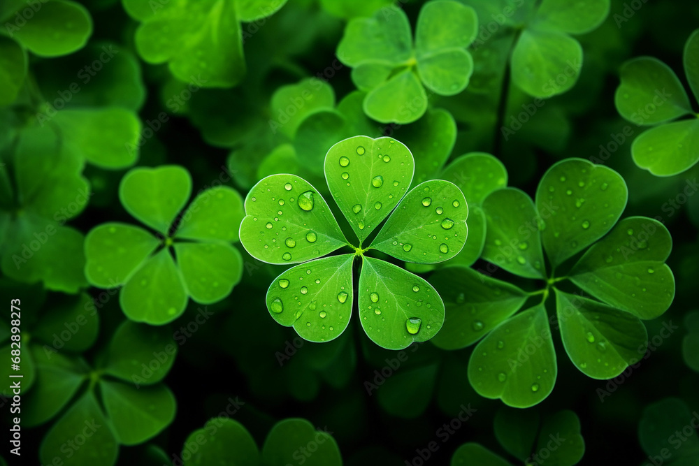Green irish clover shamrock luck festival Green irish clover shamrock luck festival
