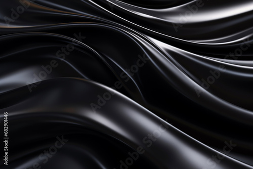 black silk background, Generative Ai