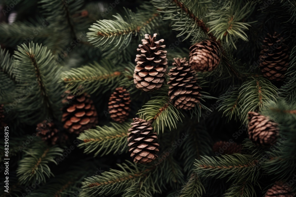 A detailed close-up shot of pine cones on a tree. This image captures the natural beauty of pine cones and can be used in various projects or designs. A detailed close-up shot of pine cones on a tree. This image captures the natural beauty of pine cones and can be used in various projects or designs.