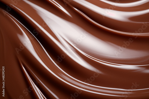 smooth surface chocolate in a background, generative ai