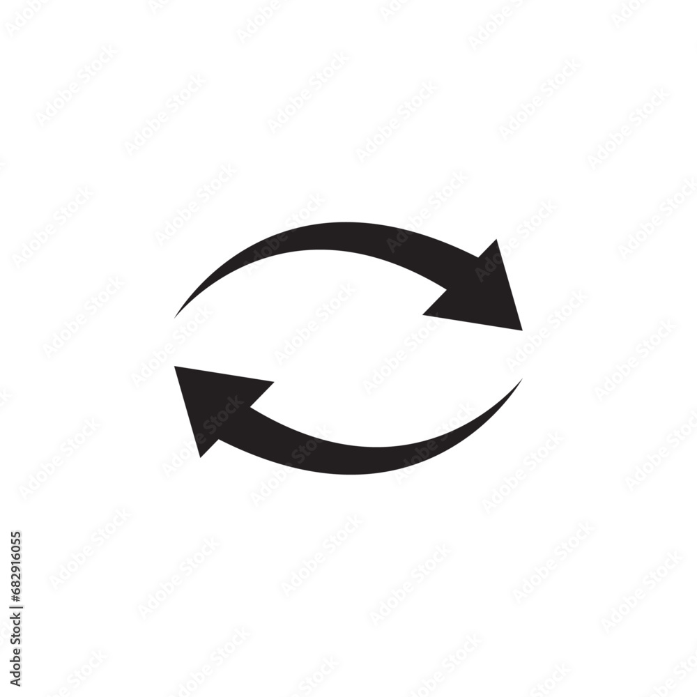 Pair of vector arrows pointing in opposite directions Pair of vector arrows pointing in opposite directions