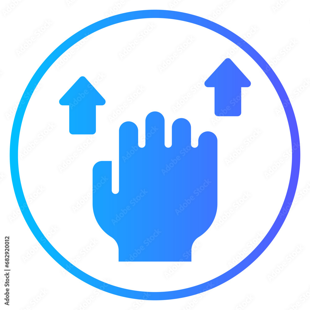 Obraz premium willpower gradient icon