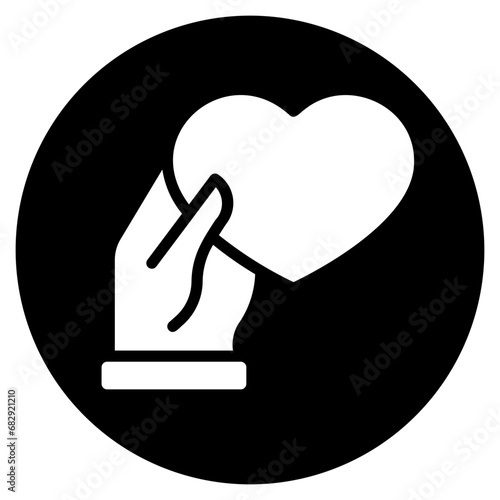 loyalty glyph icon