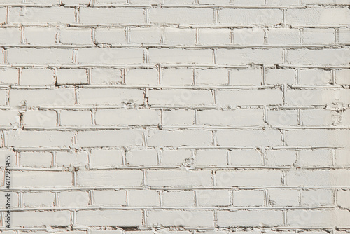 Light Bright Paint Brick Wall Texture Background