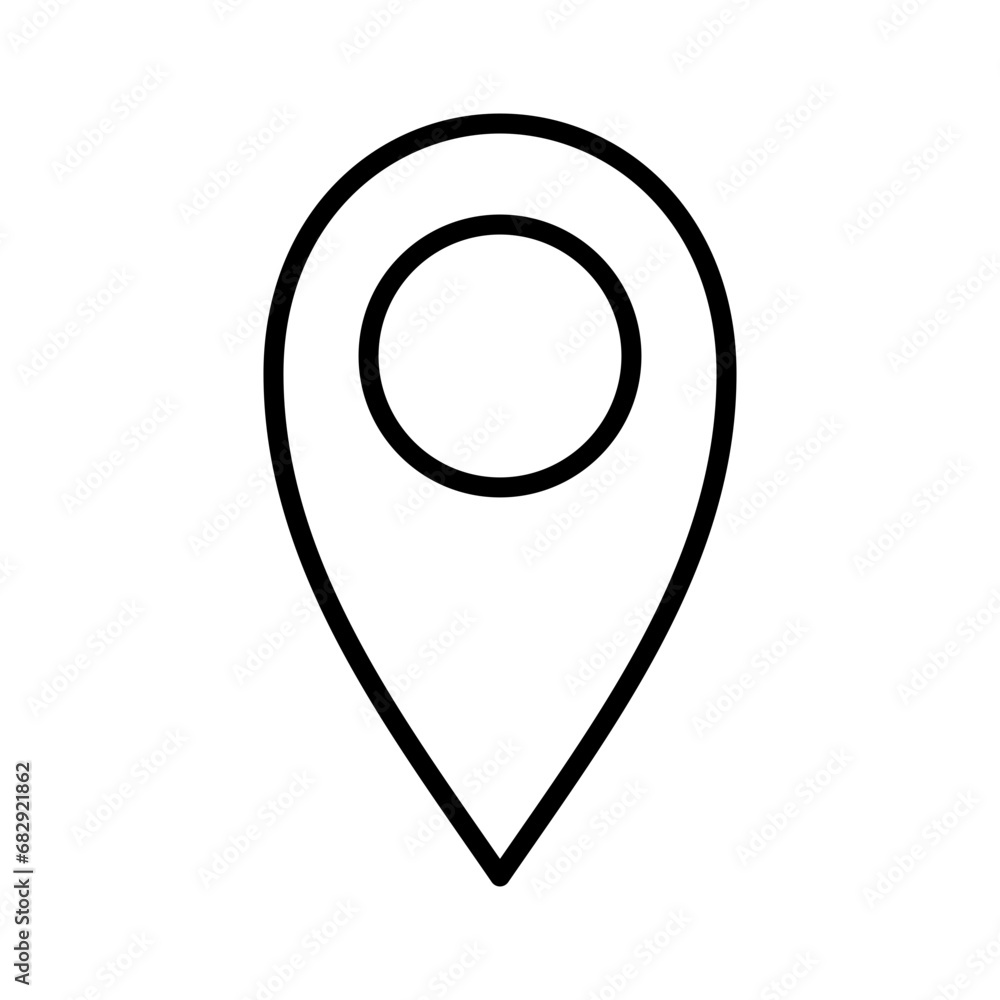 Location icon vector design template illustration in trendy flat style suitable your design web Location icon vector design template illustration in trendy flat style suitable your design web