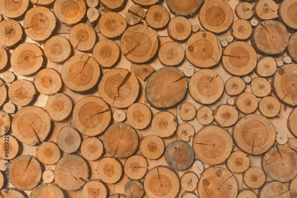 Annual Wooden Rings Sawn Stump Wood Design Abstract Pattern Texture Background Annual Wooden Rings Sawn Stump Wood Design Abstract Pattern Texture Background