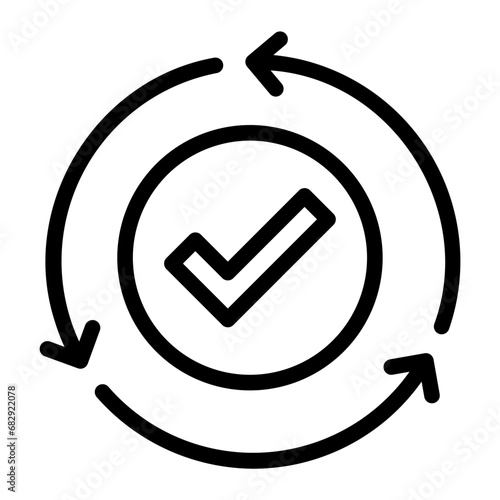 consistent line icon