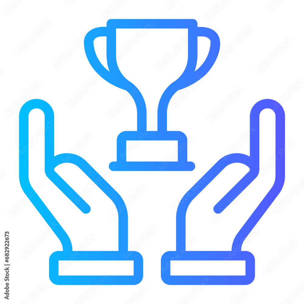 achievement gradient icon achievement gradient icon