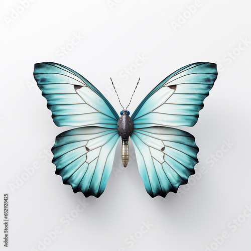 3D rendered photo of butterfly made with generative AI