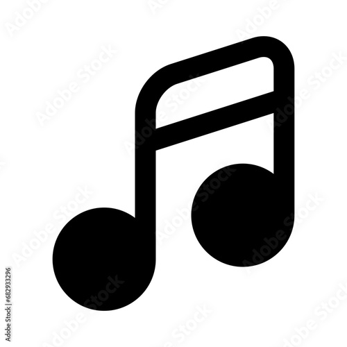 Musical notes icon. Music icon