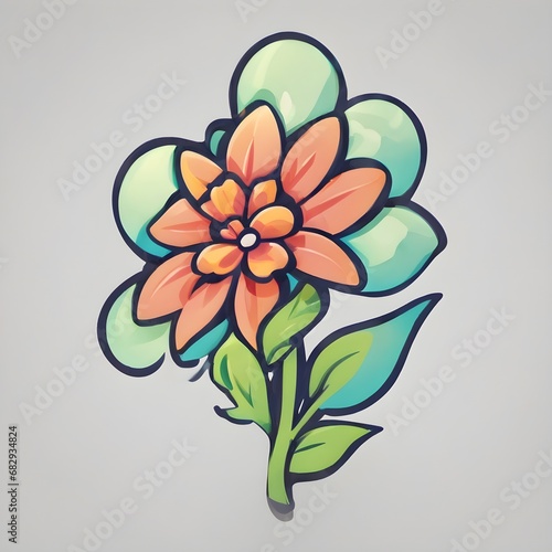 Flower Icon Background Very Cool