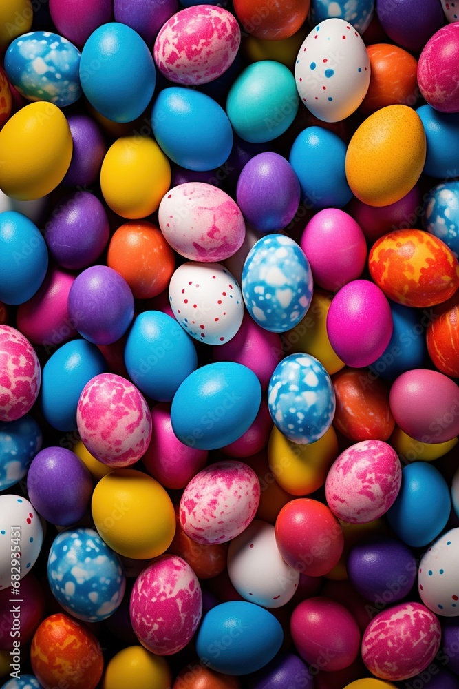 Colorful Easter eggs background Colorful Easter eggs background