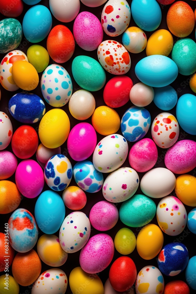Colorful Easter eggs background Colorful Easter eggs background