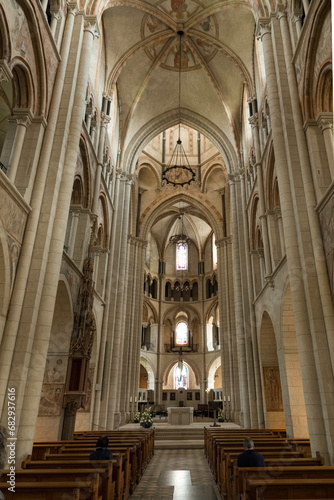 inside the church in limburg an der lahn germany