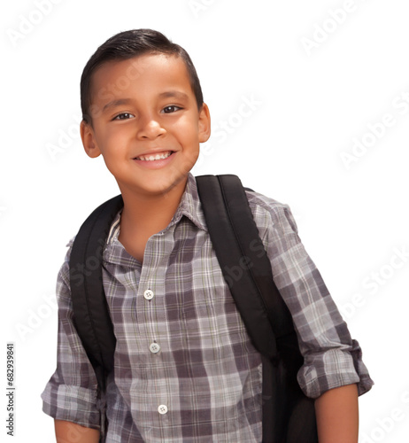 Happy Young Hispanic School...