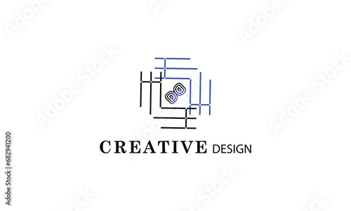 Creative brand minimal logo design simple art look design for all kind of business.