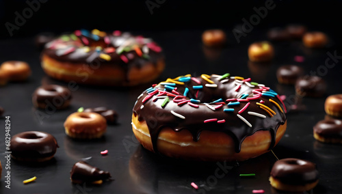 Baked Hot Chocolate Doughnuts