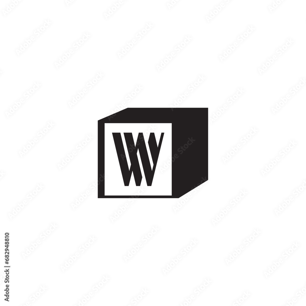 W Logo. W Letter Design Vector Modern Monogram Icon. Web Box Logo W Letter Black Icon. Logotype W Logo. W Letter Design Vector Modern Monogram Icon. Web Box Logo W Letter Black Icon. Logotype