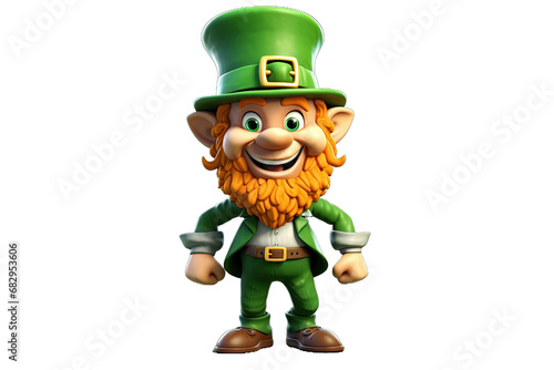 St. Patricks Day leprechaun character