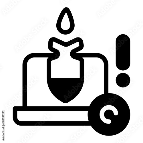 crime dualtone icon