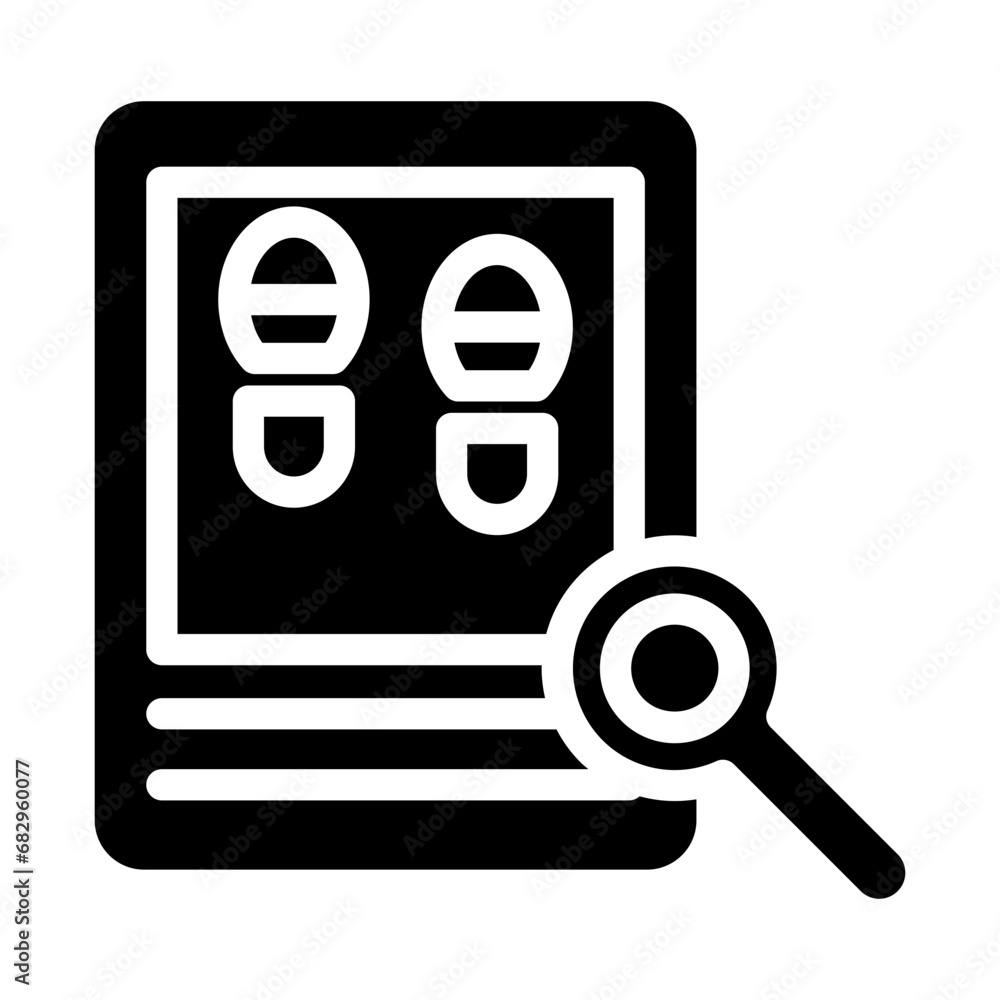 crime glyph icon crime glyph icon