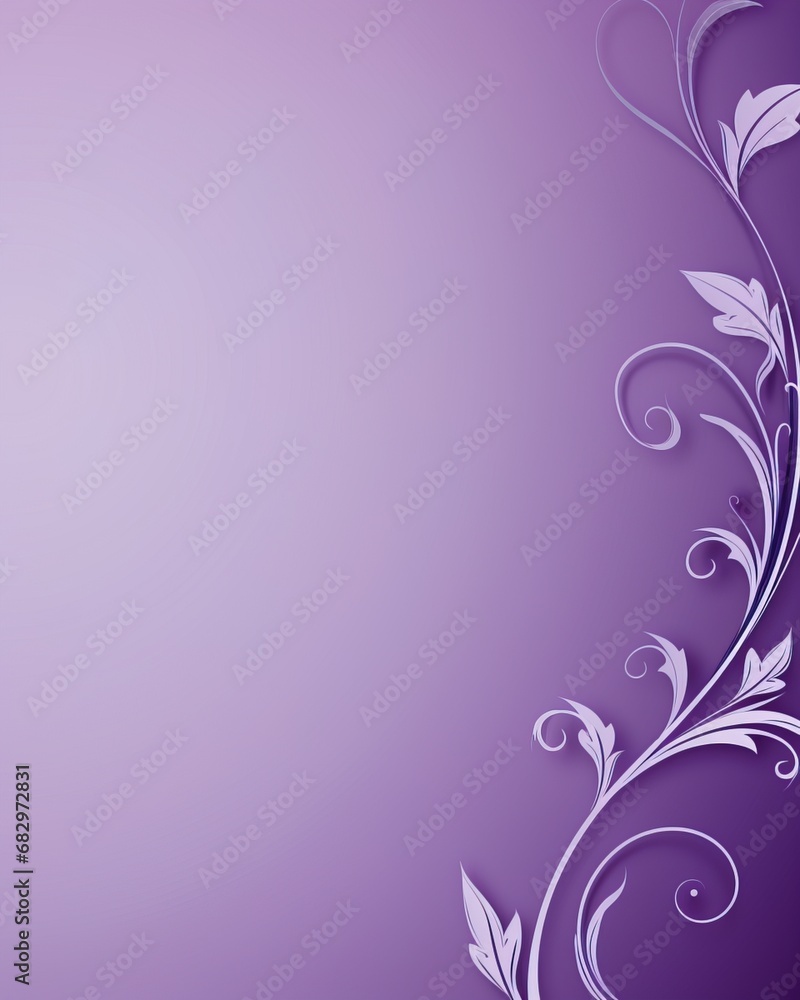 Decorated purple background. Represents the day of epilepsy. Generative AI