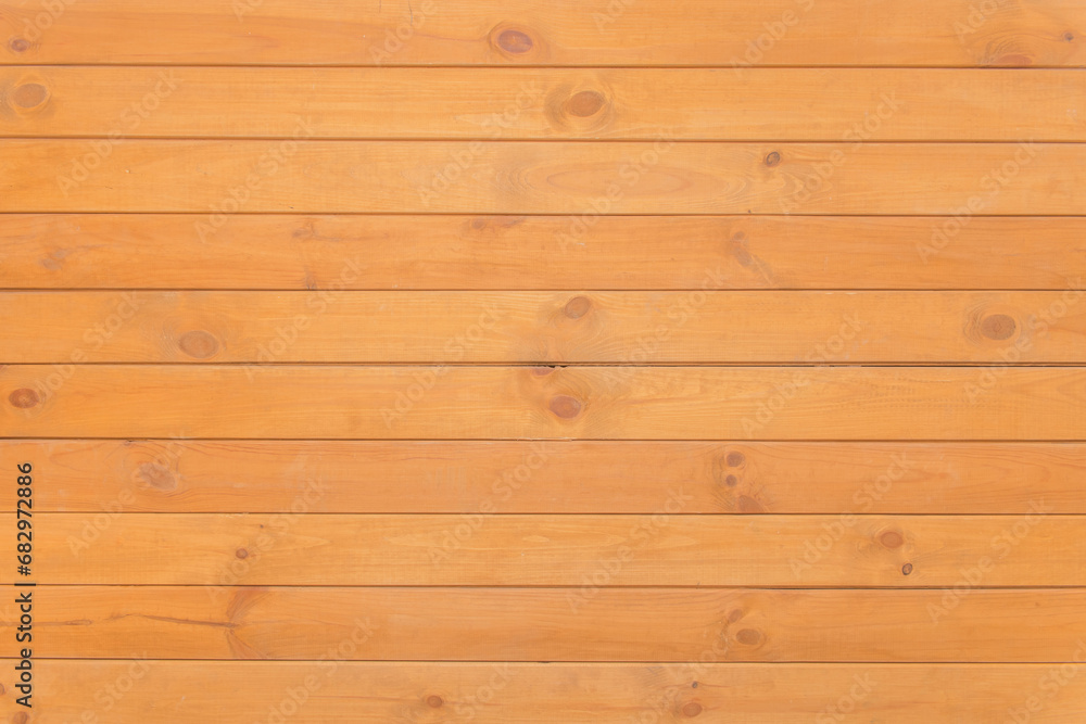 Fototapeta premium Horizontal Lines Stripes Wooden Planks Fence Texture Floor Table Background Surface Wood