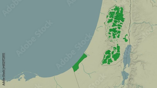 West Bank_Gaza_Map photo