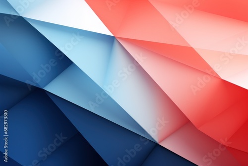 Abstract postmodern Background Texture in the Colors Blue and Red - Beautiful Modern Abstract Red and Blue Backdrop - Postmodern Art Wallpaper created with Generative AI Technology