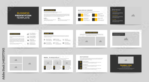 Corporate business profile presentation template