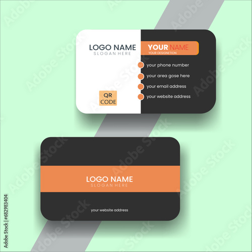 corporate business card design for personal identity