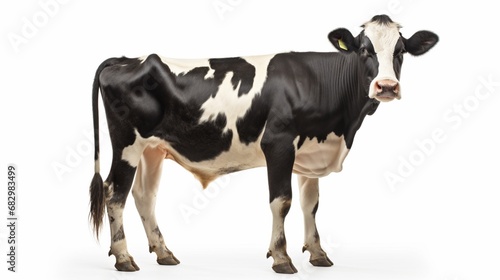 cow and calf isolated