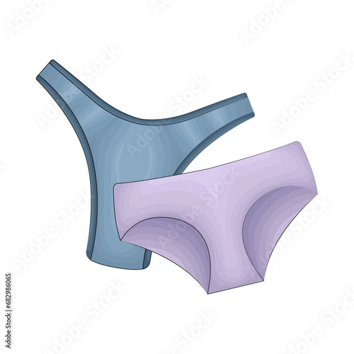 women underwear illustration 