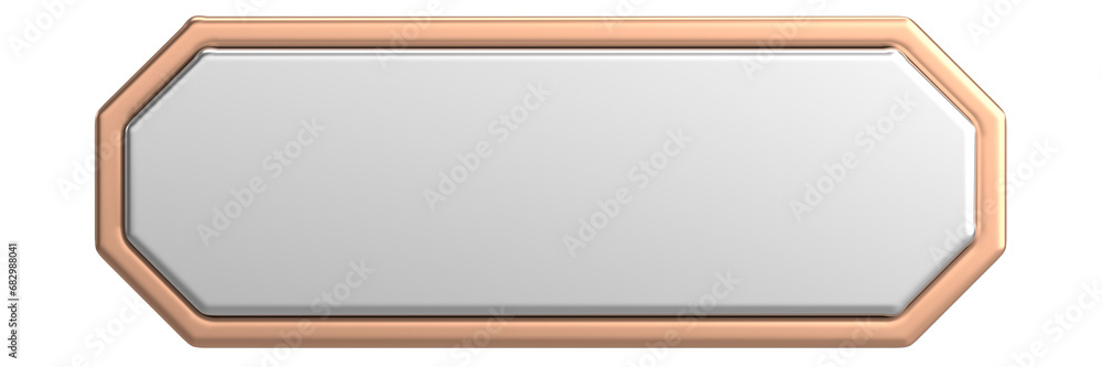3D button. Empty button. 3D illustration. 3D button. Empty button. 3D illustration.