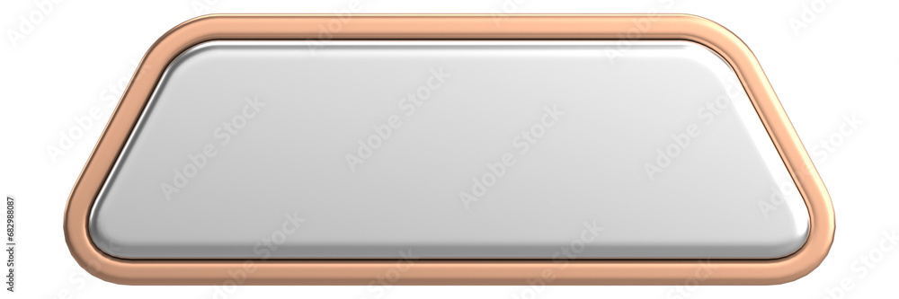 3D button. Empty button. 3D illustration. 3D button. Empty button. 3D illustration.