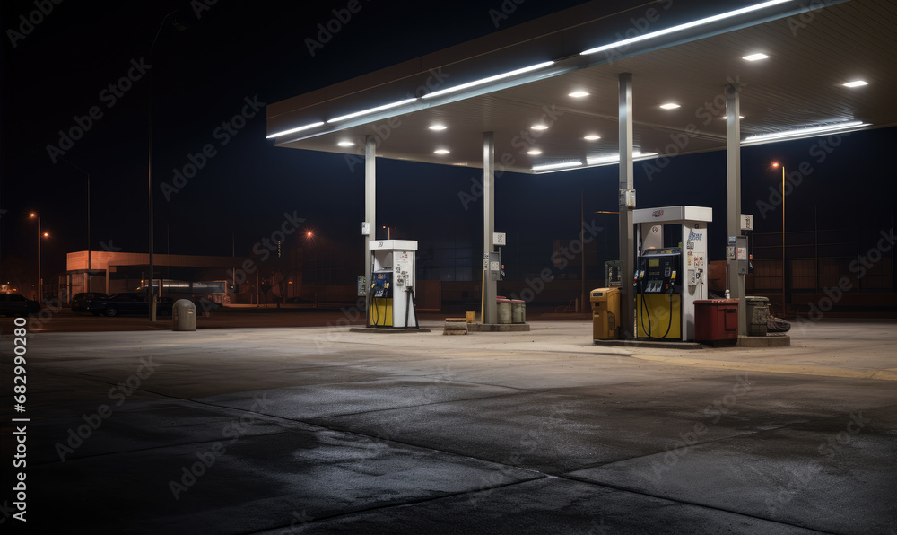 small gas station small gas station