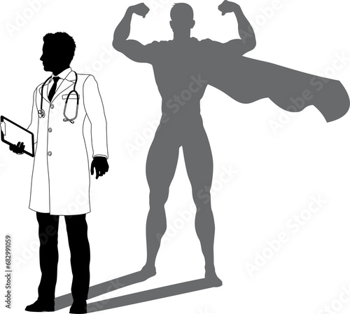 Superhero Doctor With Super...