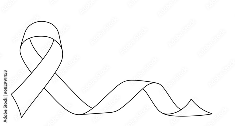 vector illustration awareness ribbon human charity icon vector illustration awareness ribbon human charity icon