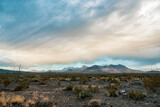 Rain Clouds Begin to Break Up Over The Chisos Mountains In Big Bend